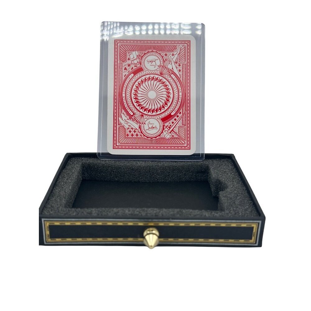Christian Louboutin Authentic Collectable Jack of Clubs Luxury Playing Card - Picture 3 of 4